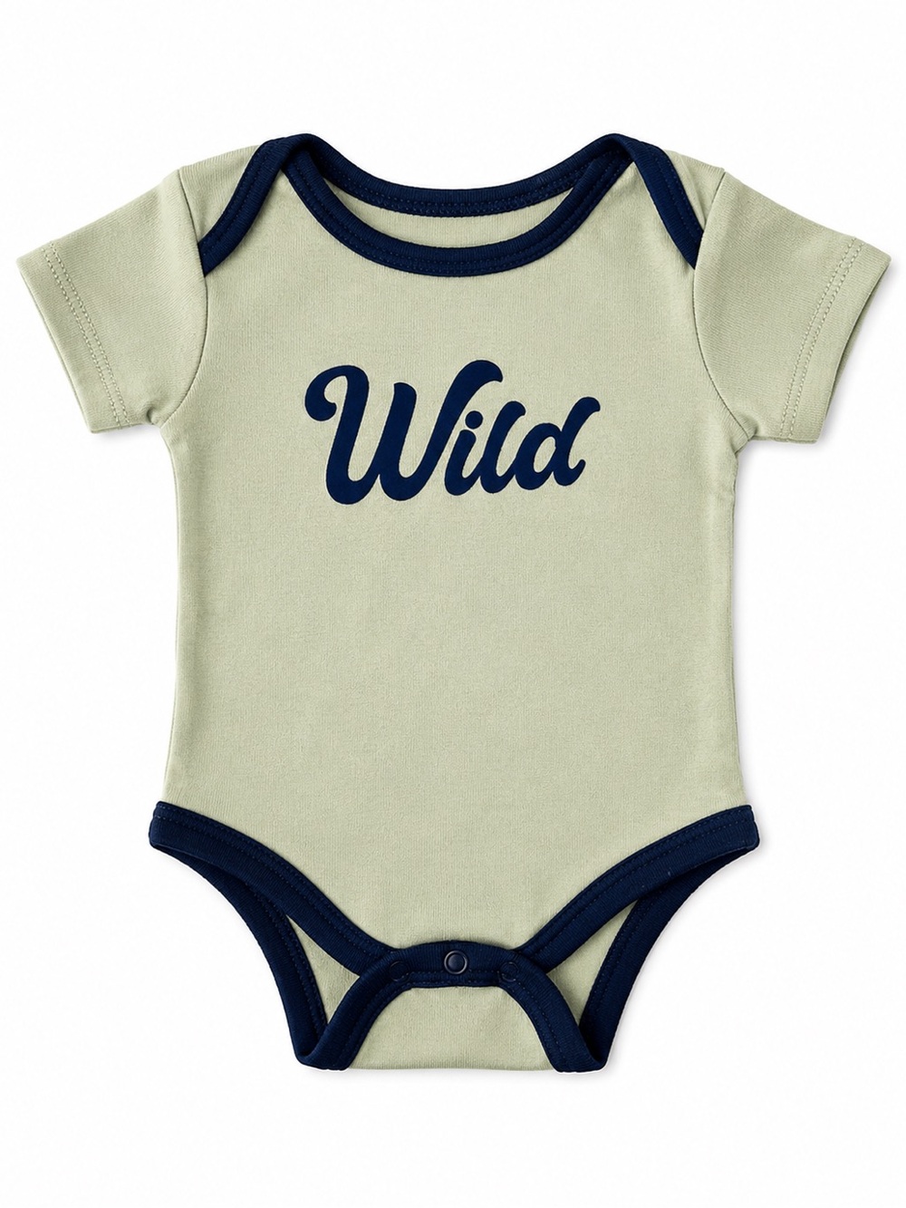 chick pea "Wild" Short Sleeve One-Piece Bodysuit